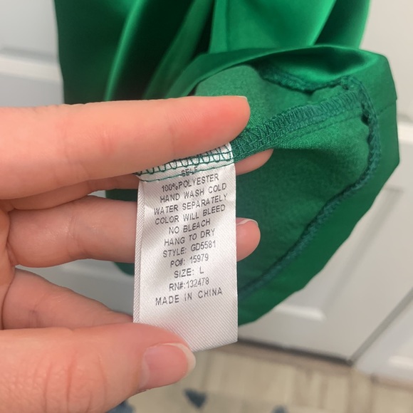 Green Cocktail Dress - Picture 4 of 6